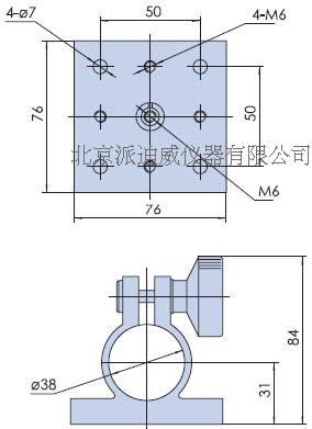 PCQ01 支撐棒夾持器 PCQ01 支撐棒夾持器