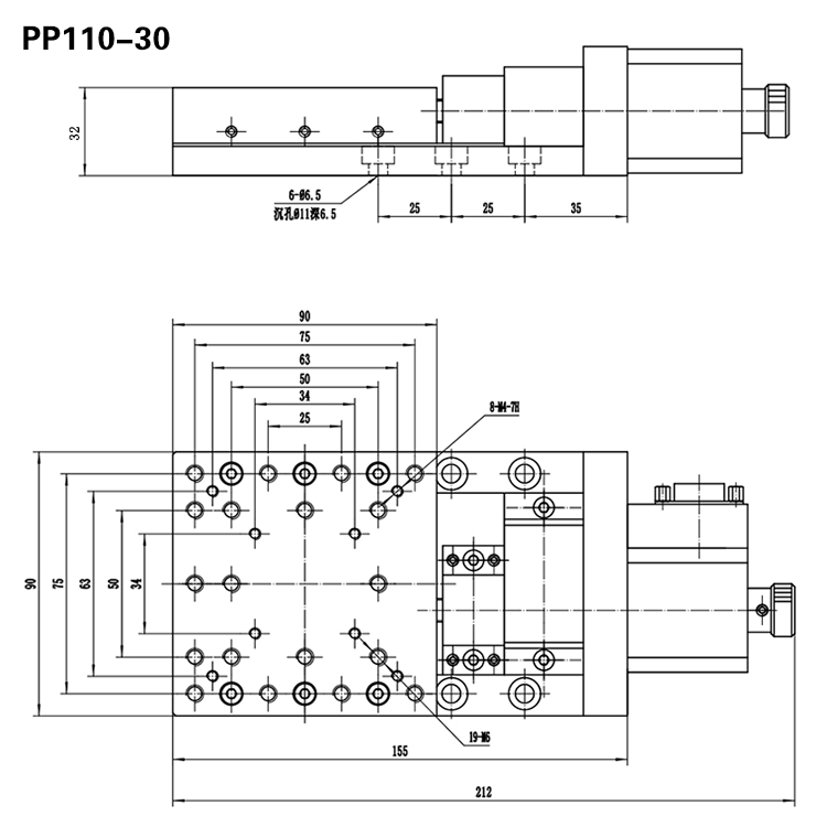 PP110-30電控平移臺(tái)精密電動(dòng)位移臺(tái)光學(xué)實(shí)驗(yàn)交叉滾柱導(dǎo)軌模組 PP110-30電控平移臺(tái)精密電動(dòng)位移臺(tái)光學(xué)實(shí)驗(yàn)交叉滾柱導(dǎo)軌模組