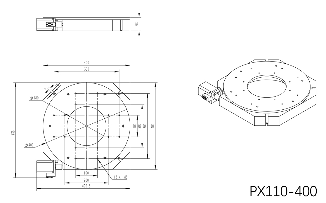 PX110-400 精密型電動旋轉(zhuǎn)臺(蝸輪蝸桿)旋轉(zhuǎn)臺 角度分度盤 PX110-400 精密型電動旋轉(zhuǎn)臺(蝸輪蝸桿)旋轉(zhuǎn)臺 角度分度盤