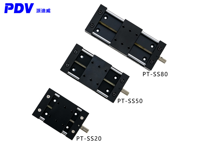 PT-SS20手動平移臺 可自鎖 行程有20, 50, 80mm