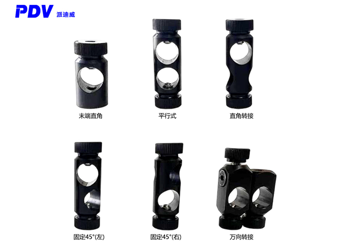 PJ07系列光學(xué)接桿轉(zhuǎn)接件90度轉(zhuǎn)換支撐架二維實(shí)驗(yàn)支撐桿萬向桿
